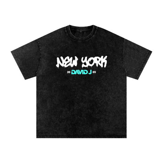 LIMITED EDITION DJ x NY SNOW WASHED T-SHIRT