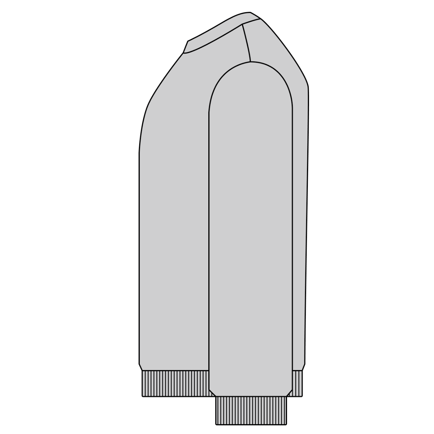 CAMO DJ CREW NECK SWEATSHIRT