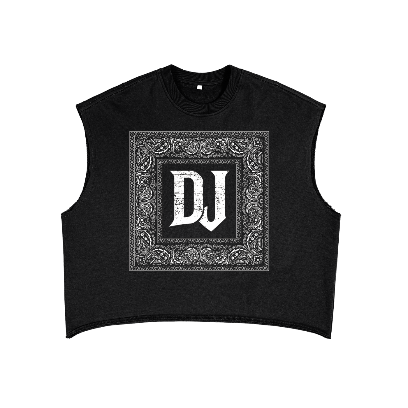 DJ BANDANA LOGO BOXY CROP